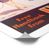 Vintag Brighton Travel Poster (Ecke)