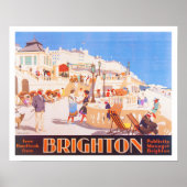 Vintag Brighton Travel Poster (Vorne)