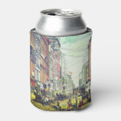 Vintag Broadway, NYC (1880er) Dosenkühler (Kanne Vorderseite)