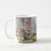 Vintag Broadway, NYC (1880er) Kaffeetasse (Links)