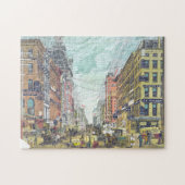 Vintag Broadway, NYC (1880er) Puzzle (Horizontal)