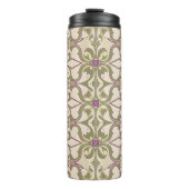 Vintag Brocade Jewel Pattern Tumbler Thermosbecher (Vorderseite)