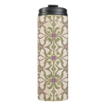Vintag Brocade Jewel Pattern Tumbler