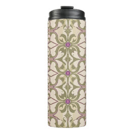 Vintag Brocade Jewel Pattern Tumbler Thermosbecher