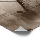 Vintag Bromfield Street Boston Massachusetts 1916 Poster (Ecke)