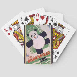 "Vintag Brookfield Zoo WPA art" Spielkarten
