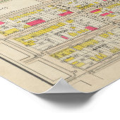 Vintag Brooklyn Map | George Washington Bromley Poster (Ecke)