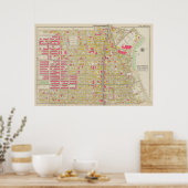 Vintag Brooklyn Map | George Washington Bromley Poster (Küche)