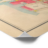 Vintag Brooklyn Map | George Washington Bromley Poster (Ecke)