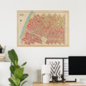 Vintag Brooklyn Map | George Washington Bromley Poster (Heimbüro)