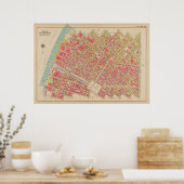 Vintag Brooklyn Map | George Washington Bromley Poster (Küche)