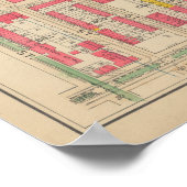 Vintag Brooklyn Map | George Washington Bromley Poster (Ecke)