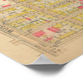 Vintag Brooklyn Map | George Washington Bromley Poster (Ecke)