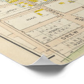 Vintag Brooklyn Map | George Washington Bromley Poster (Ecke)
