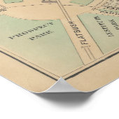 Vintag Brooklyn Map | George Washington Bromley Poster (Ecke)