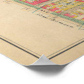 Vintag Brooklyn Map | George Washington Bromley Poster (Ecke)