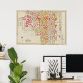Vintag Brooklyn Map | George Washington Bromley Poster (Heimbüro)