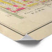 Vintag Brooklyn Map | George Washington Bromley Poster (Ecke)