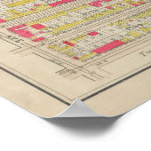 Vintag Brooklyn Map | George Washington Bromley Poster (Ecke)