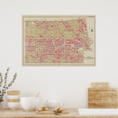 Vintag Brooklyn Map | George Washington Bromley Poster (Küche)