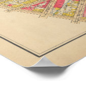 Vintag Brooklyn Map | George Washington Bromley Poster (Ecke)