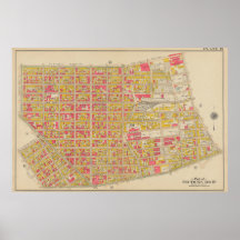 Vintag Brooklyn Map | George Washington Bromley