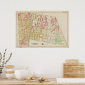 Vintag Brooklyn Map | George Washington Bromley Poster (Küche)