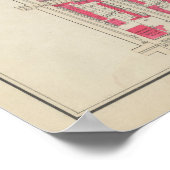 Vintag Brooklyn Map | George Washington Bromley Poster (Ecke)