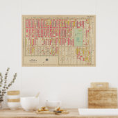 Vintag Brooklyn Map | George Washington Bromley Poster (Küche)