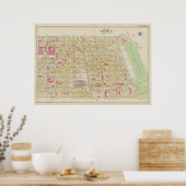 Vintag Brooklyn Map | George Washington Bromley Poster (Küche)
