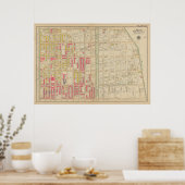 Vintag Brooklyn Map | George Washington Bromley Poster (Küche)
