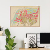 Vintag Brooklyn Map | George Washington Bromley Poster (Heimbüro)