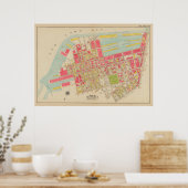 Vintag Brooklyn Map | George Washington Bromley Poster (Küche)
