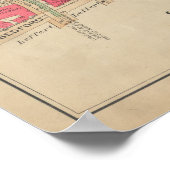 Vintag Brooklyn Map | George Washington Bromley Poster (Ecke)
