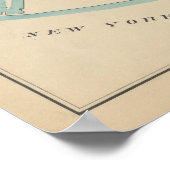 Vintag Brooklyn Map | George Washington Bromley Poster (Ecke)