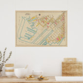 Vintag Brooklyn Map | George Washington Bromley Poster (Küche)