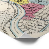 Vintag Brooklyn Map Poster (Ecke)