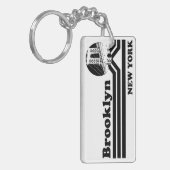 Vintag Brooklyn New York Schlüsselanhänger (Vorderseite links)