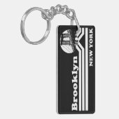Vintag Brooklyn New York Schlüsselanhänger (Vorderseite links)