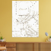 Vintag Brooklyn NY Transit System Map (1912) Leinwanddruck (Insitu (Wohnzimmer))