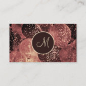 Vintag Brown Balloons Eventplaner Abstrakt Visitenkarte (Vorderseite)