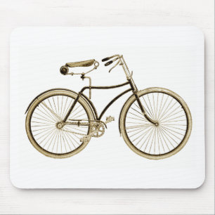 Vintag Brown Bike Mousepad