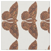 Vintag Brown Butterfly Stoff (Nahaufnahme)