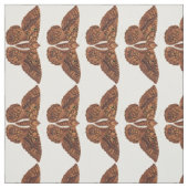 Vintag Brown Butterfly Stoff (Muster)