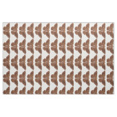 Vintag Brown Butterfly Stoff (Fat Quarter (45,7 x 55,9 cm))