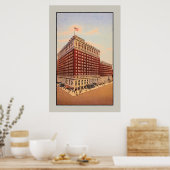 Vintag Brown Hotel (Louisville, Kentucky) Poster (Küche)