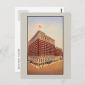Vintag Brown Hotel (Louisville, Kentucky) Postkarte (Vorne/Hinten)