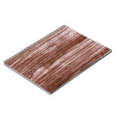 Vintag Brown Paint Rose Notebook Notizblock (Linke Seite)