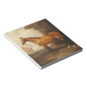 Vintag Brown Vollblutpferd Notizblock (angewinkelt)