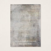 Vintag Browns Grunge Necklace Display Card (Rückseite)